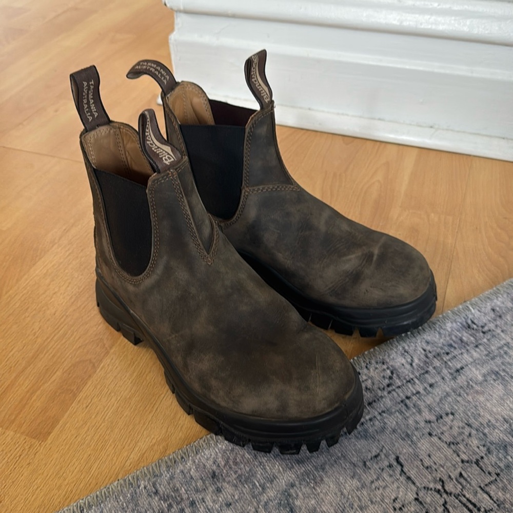 blundstone lug sole brown